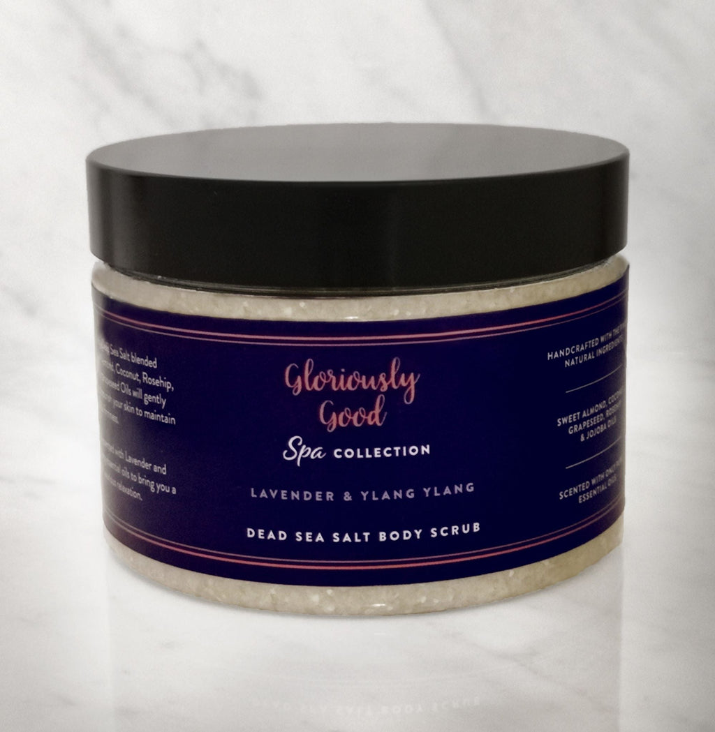 LINLI Badritual 01 – Lavender & Ylang Ylang Dead Sea Salt Natural Body Scrub