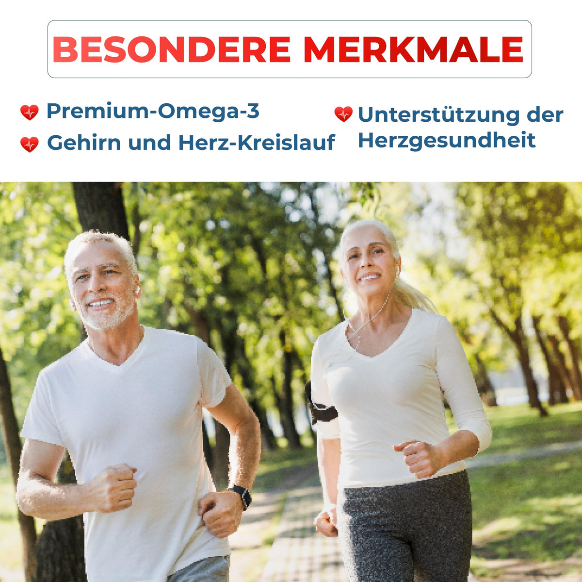 CardiOmega+ Classic – 100 Fischöl Kapseln – 2000mg Fischöl pro Tagesdosis (360 mg EPA / 240 mg DHA) – Für Herzgesundheit & Zellschutz (Vitamin E) – Laktosefrei – Made in Germany-2