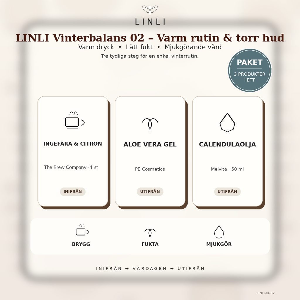 LINLI Vinterbalans 02 – Varm rutin & torr hud